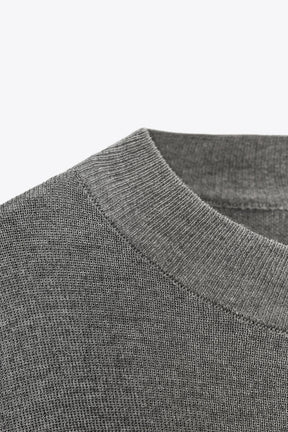 OVERSIZED KNIT SHORT SLEEVE JUMPER - Image 5