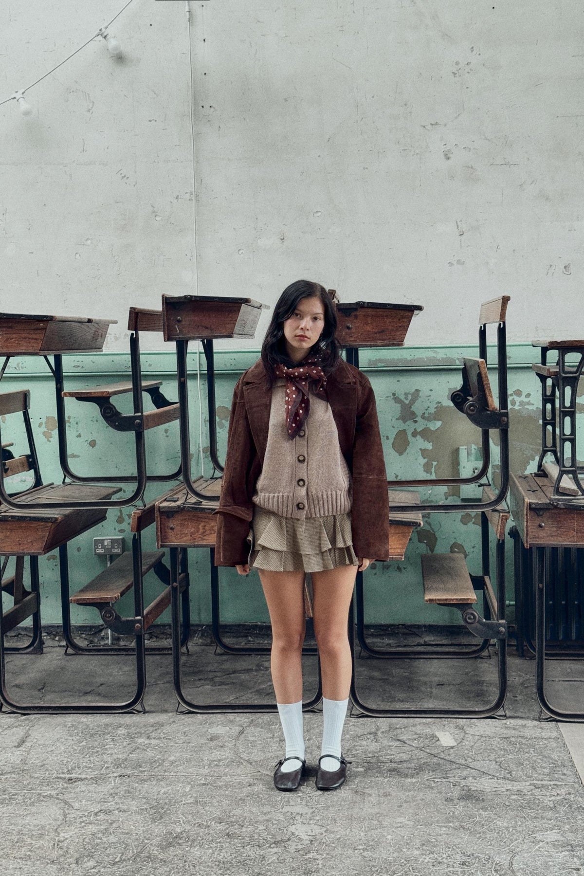 Ribbed Trim Cardigan