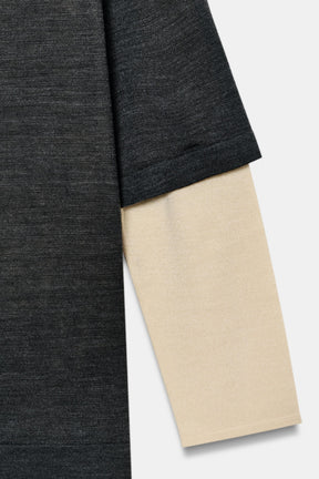 DOUBLE-LAYER KNIT JUMPER - Image 7
