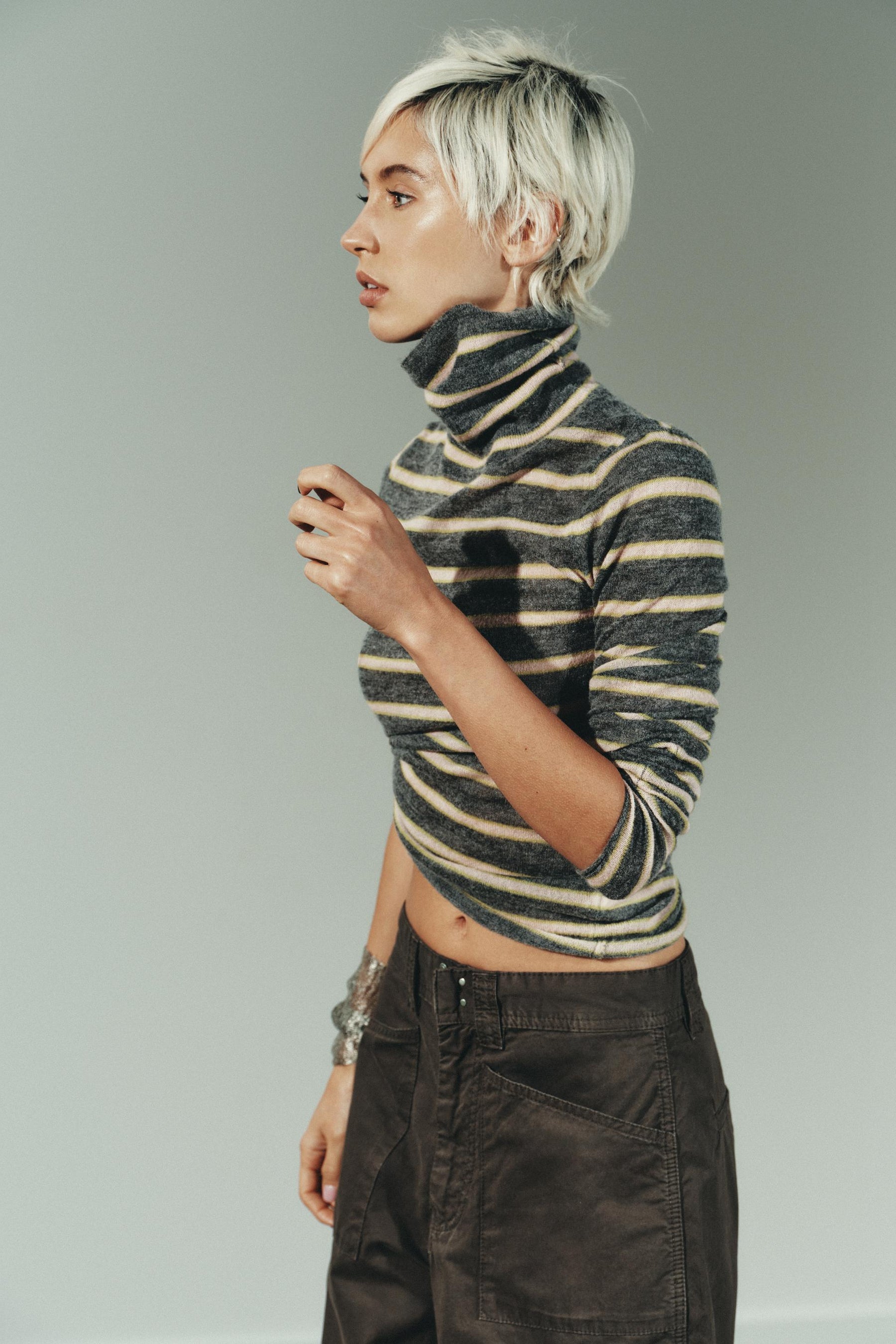 FINE-KNIT STRIPED JUMPER - Image 3