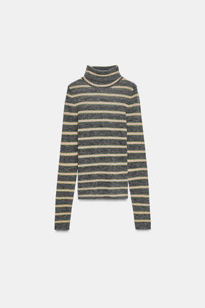 FINE-KNIT STRIPED JUMPER - Image 6