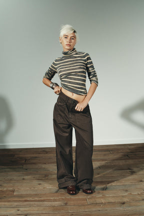 FINE-KNIT STRIPED JUMPER - Image 1