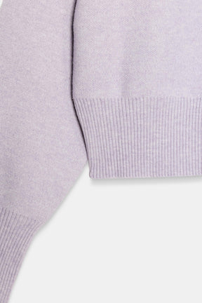 Cropped Knit Cardigan