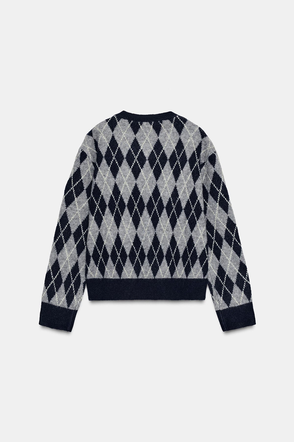 DIAMOND KNIT JUMPER - Image 2