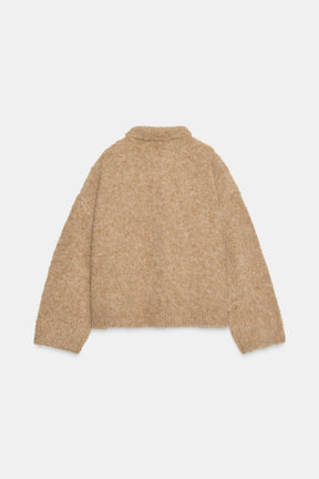 Knit Jumper, Brushed Effect