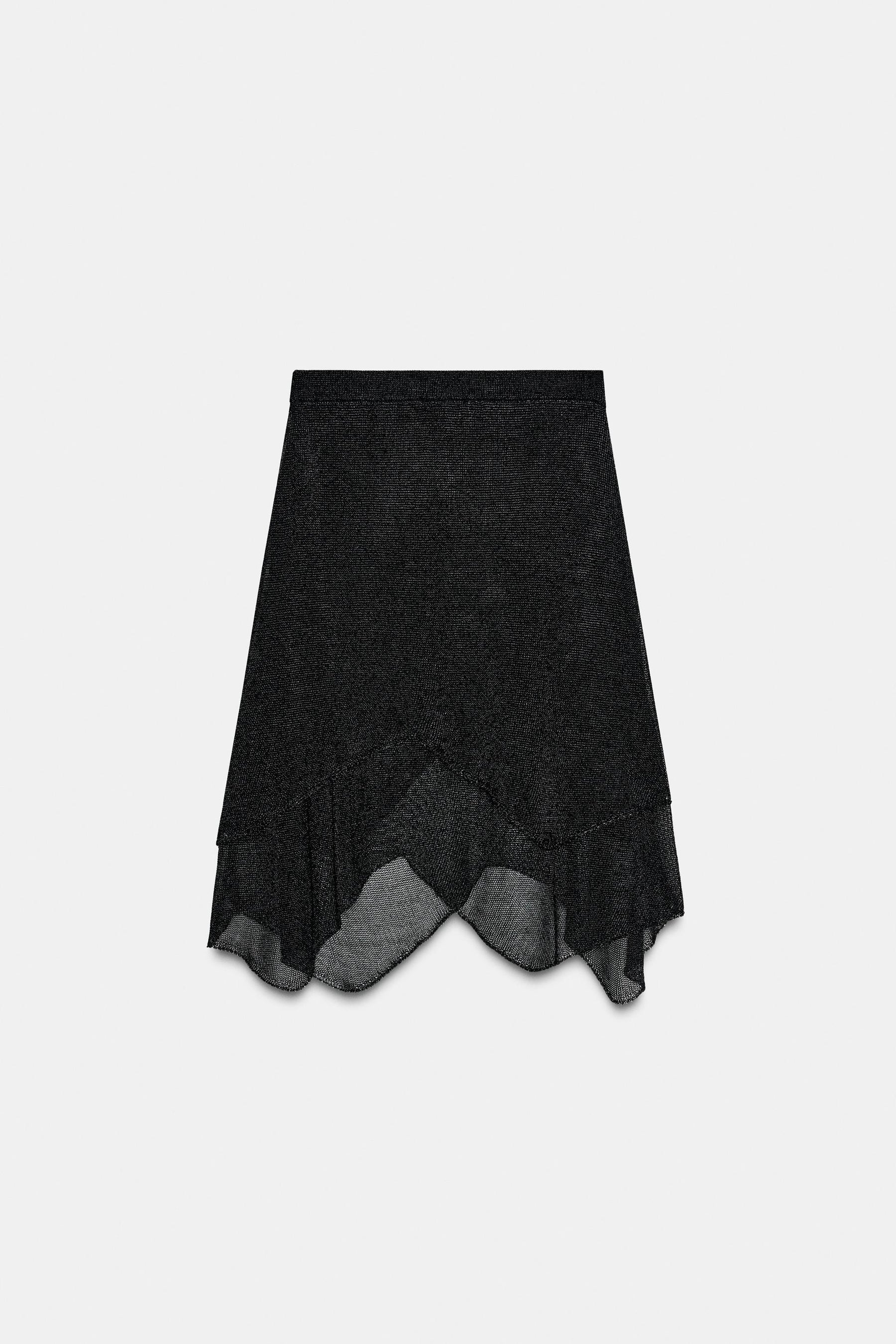 METALLIC KNIT SKIRT - Image 7