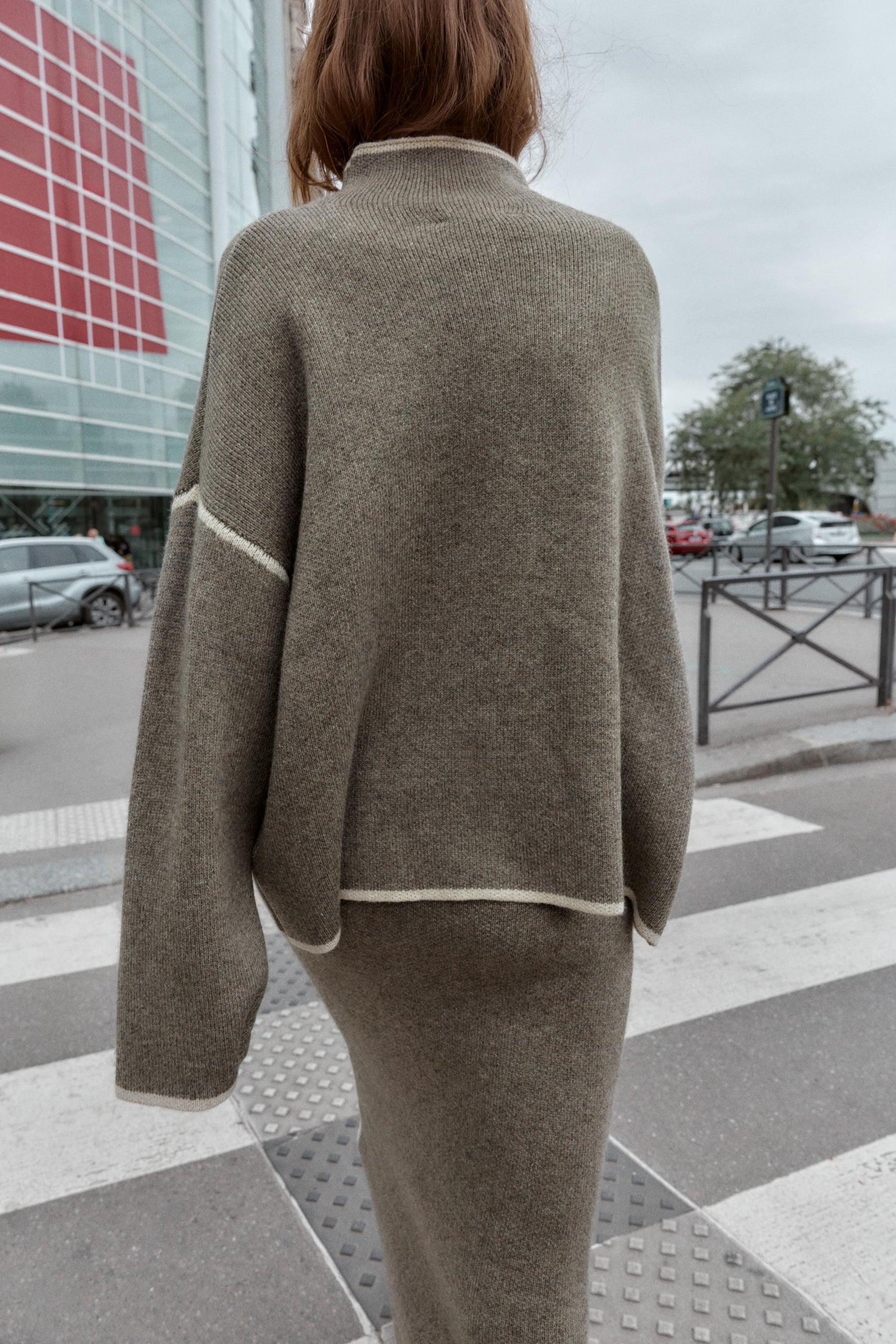 Knit Jumper with Trims