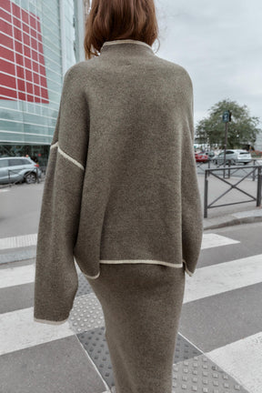 Knit Jumper with Trims