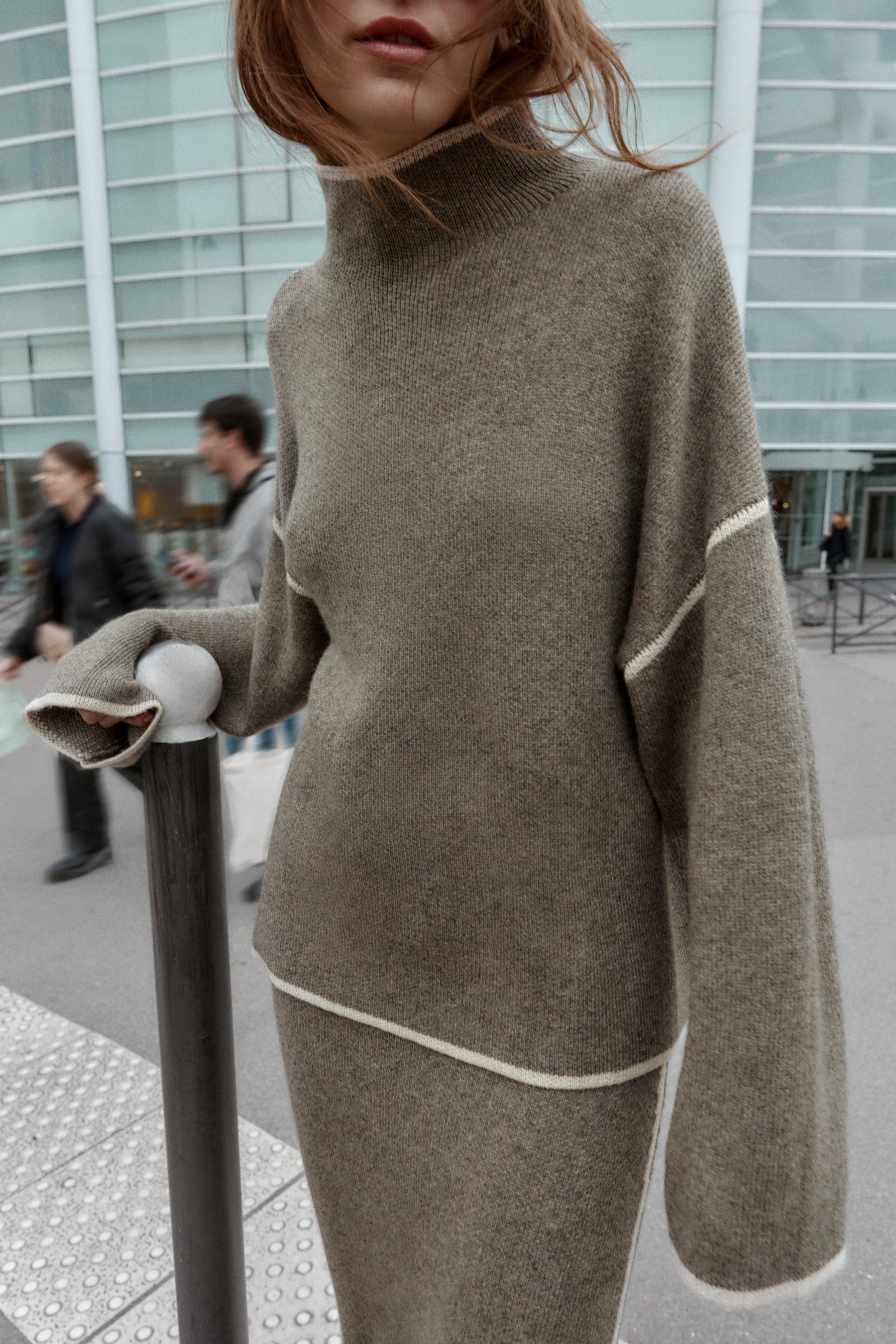 Knit Jumper with Trims