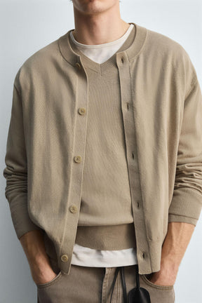 COTTON-RAMIE CARDIGAN - Image 6