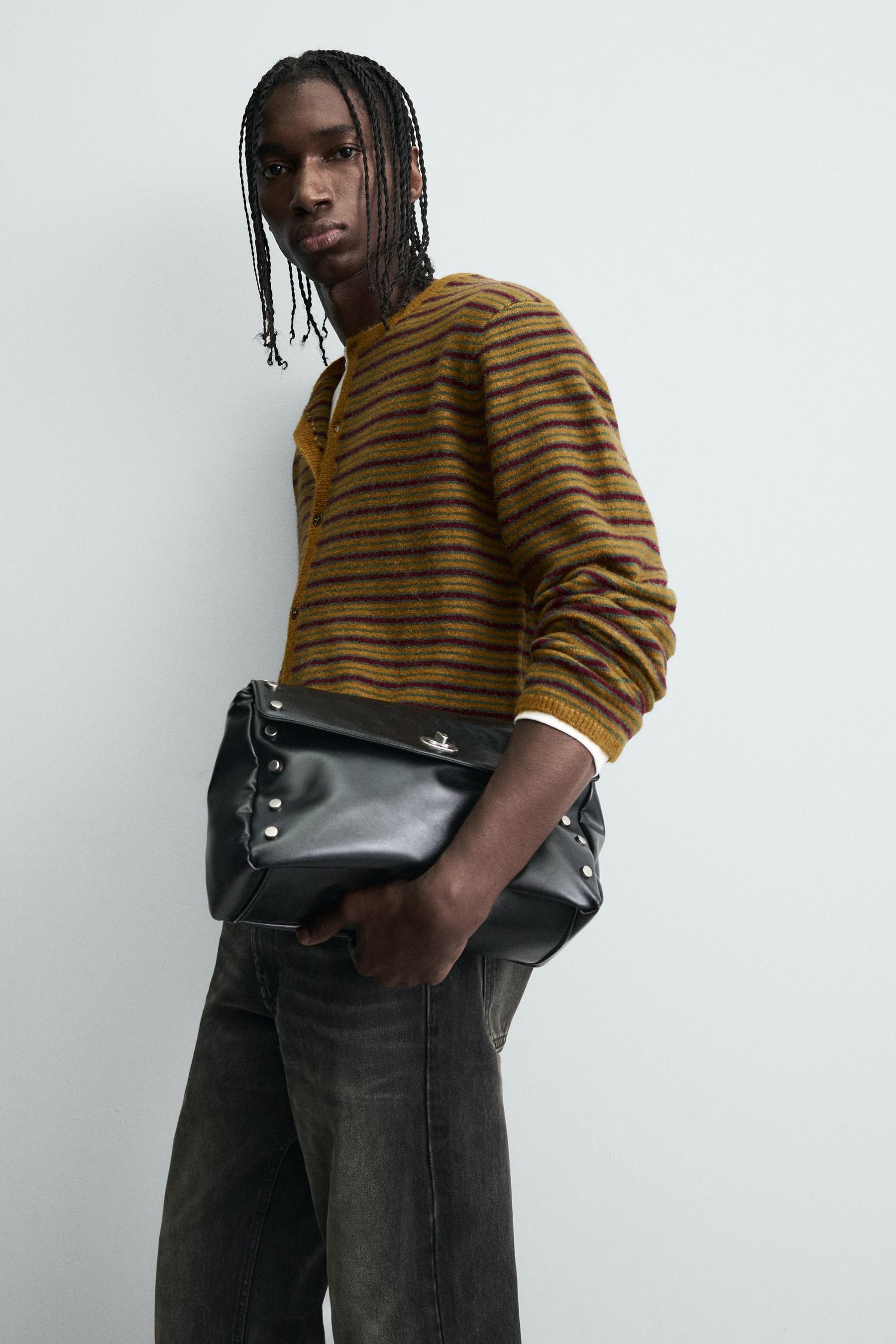 STRIPED JACQUARD CARDIGAN - Image 7