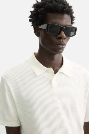 RIB KNIT POLO SHIRT - Image 5