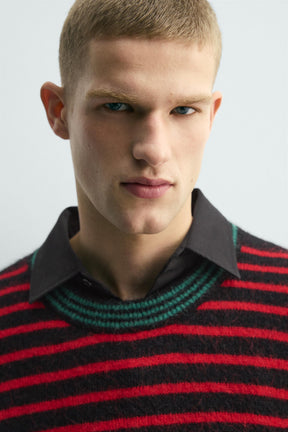 STRIPED JACQUARD JUMPER - Image 6
