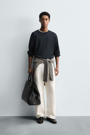 LIGHTWEIGHT 100% HEMP SWEATER - Image 1