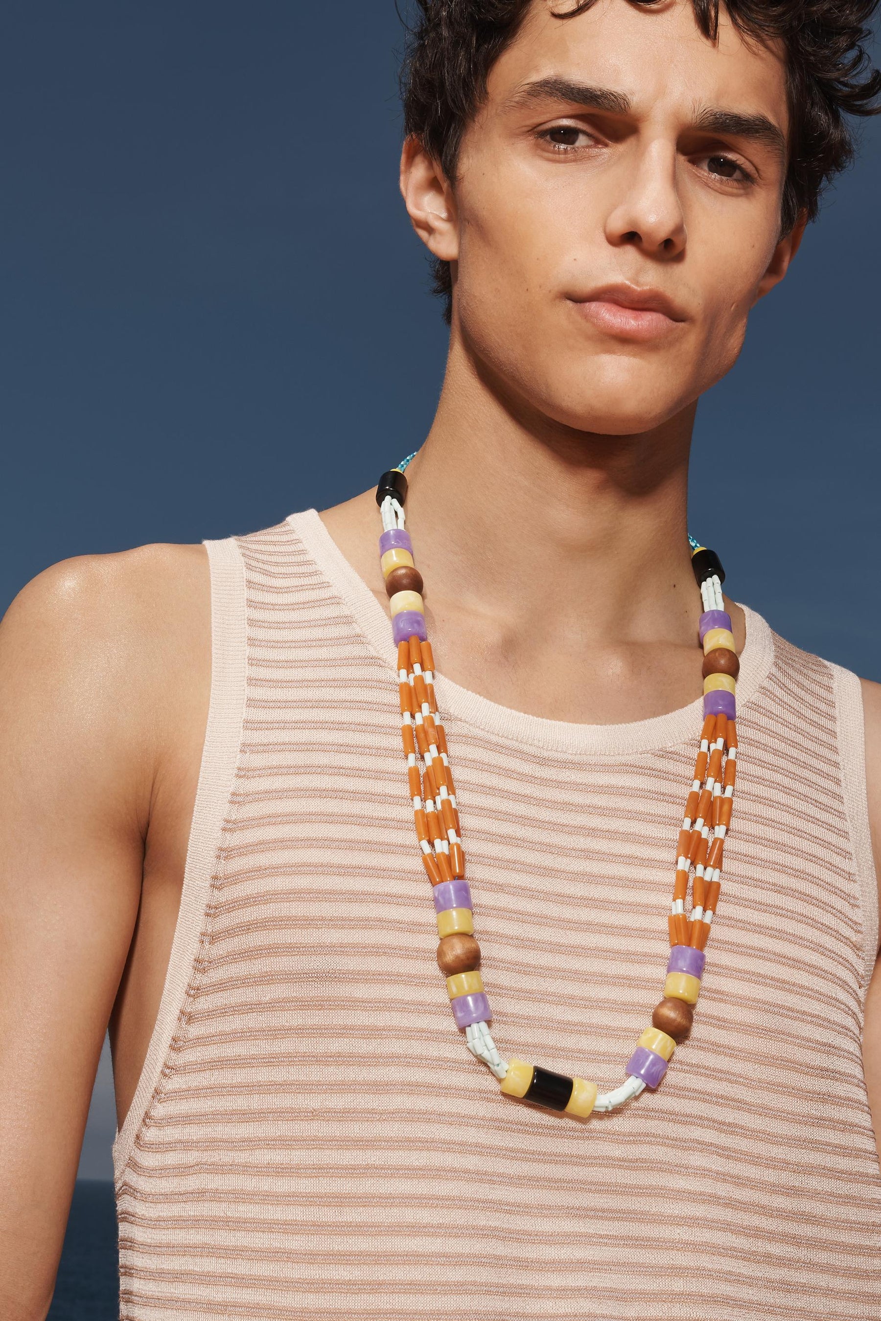 LIMITED EDITION STRIPED KNIT TANK TOP - Image 3