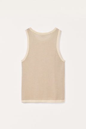 LIMITED EDITION STRIPED KNIT TANK TOP - Image 4