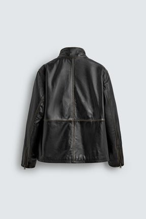 Pocket Leather Jacket