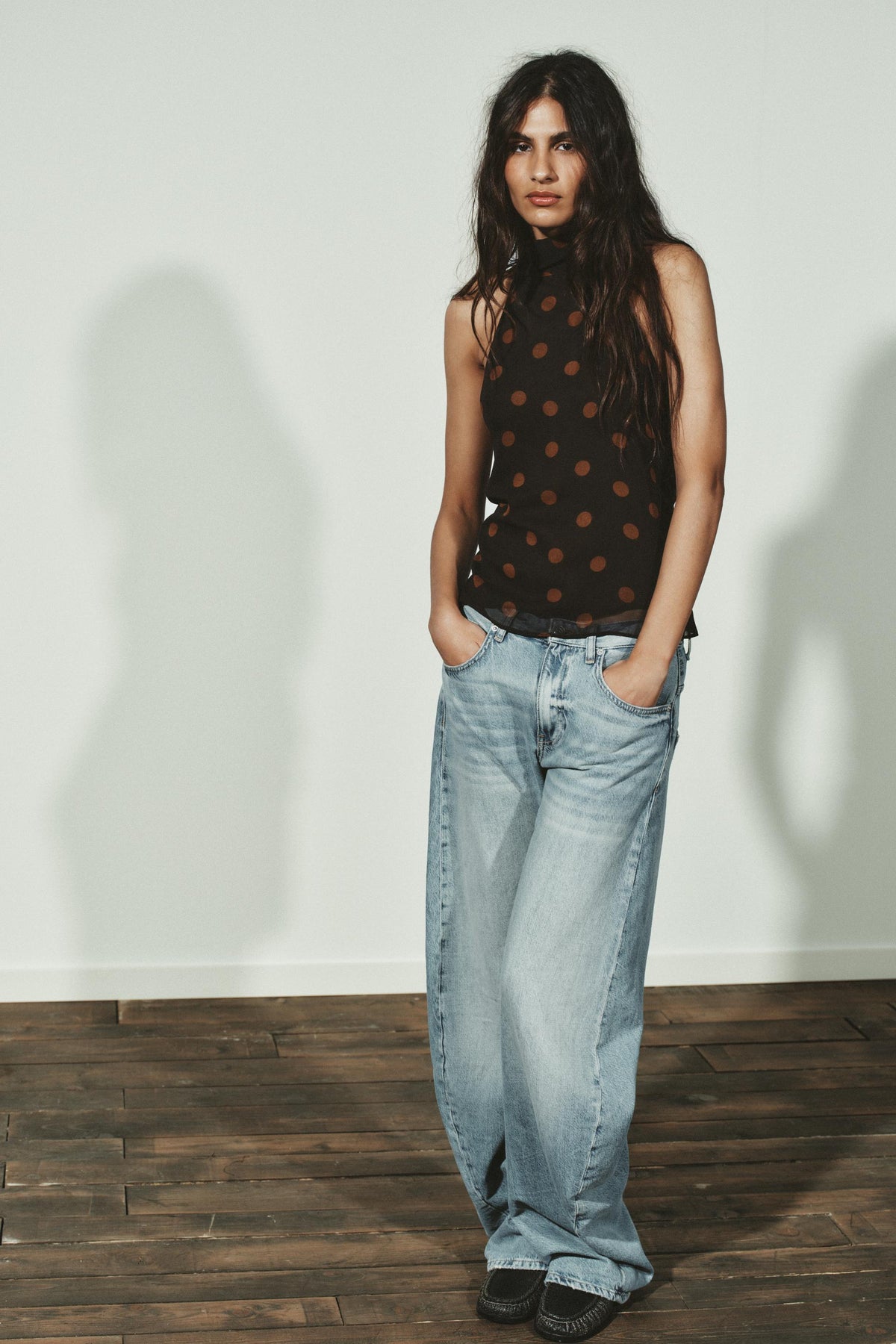 Polka Dot Halter Top