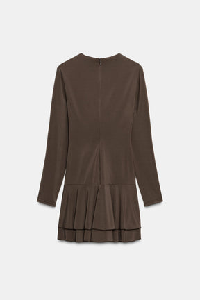 DRAPED WAIST PLAYSUIT DRESS - Image 5