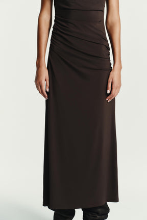 GATHERED MIDI DRESS - Image 2