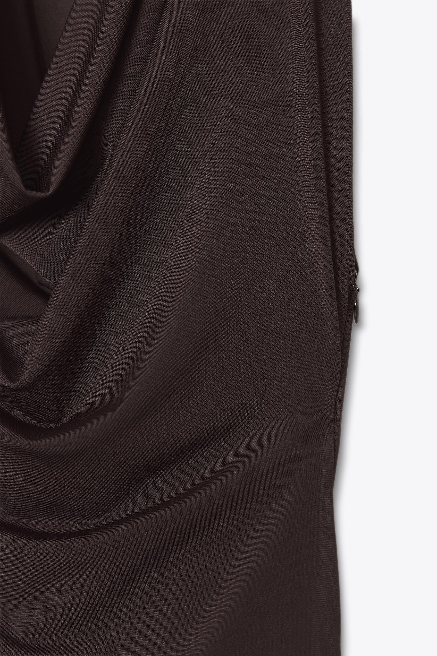 GATHERED MIDI DRESS - Image 9