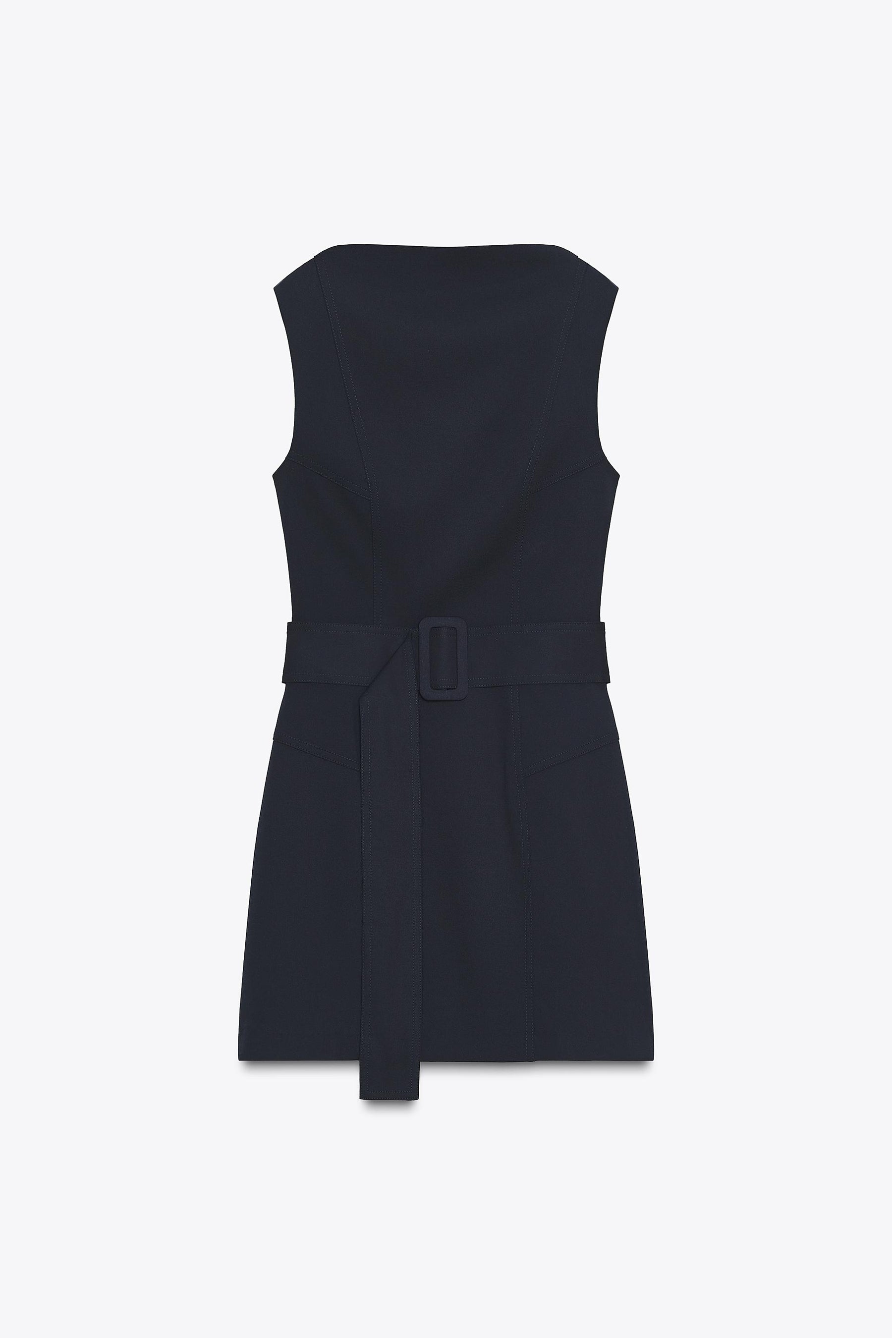 SHORT BELTED DRESS - Image 1