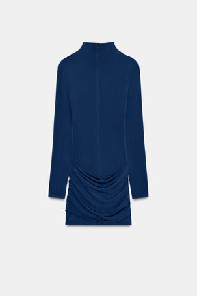 SHORT DRESS WITH SASH - Image 4