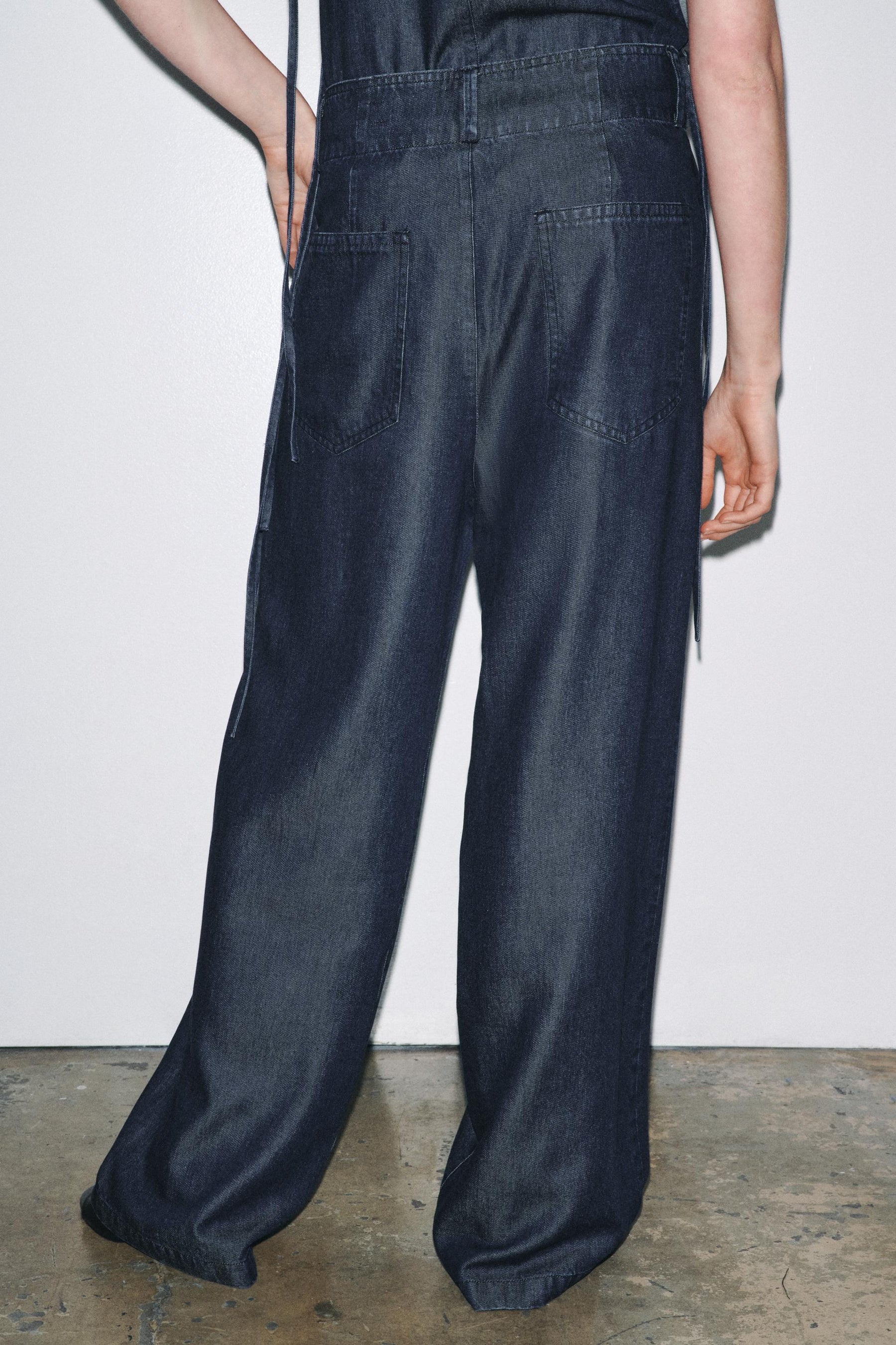 Crossover Denim Trousers