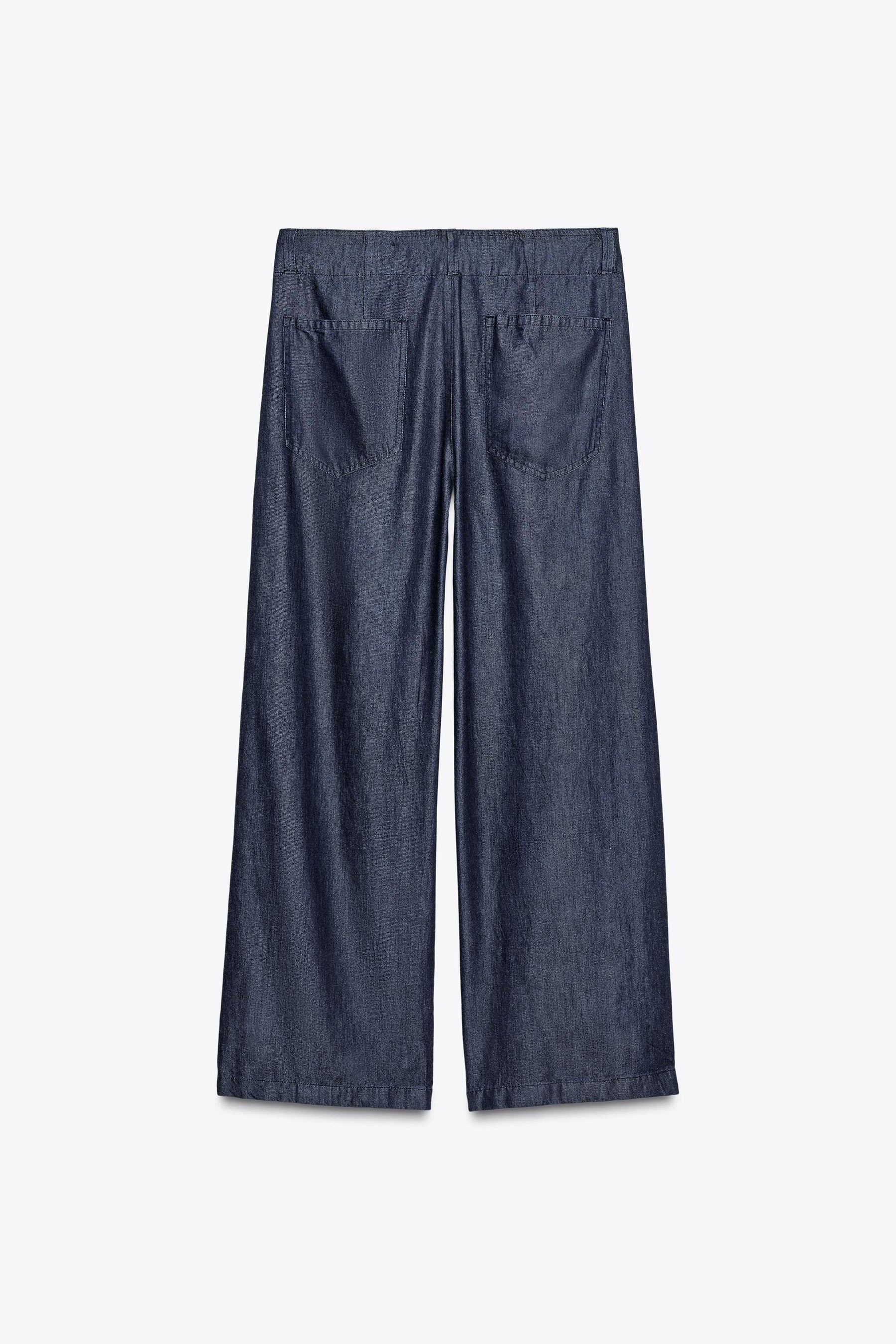 Crossover Denim Trousers