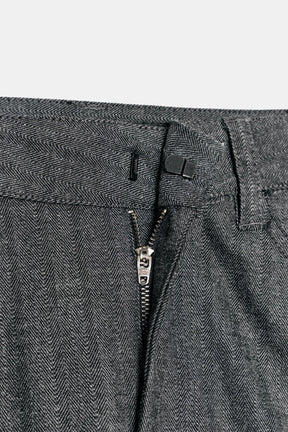 Striped Barrel Trousers