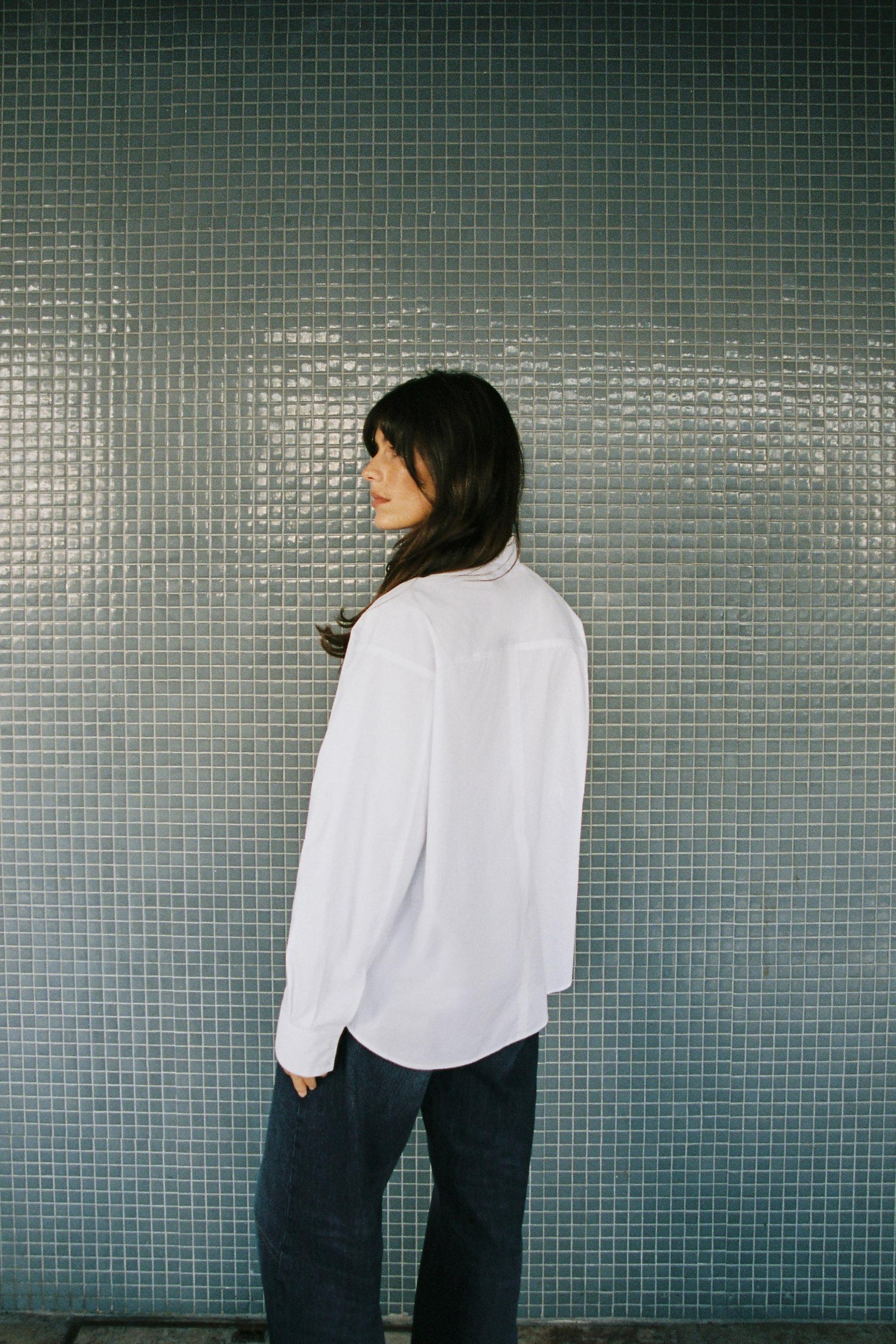 Poplin Shirt with Pocket