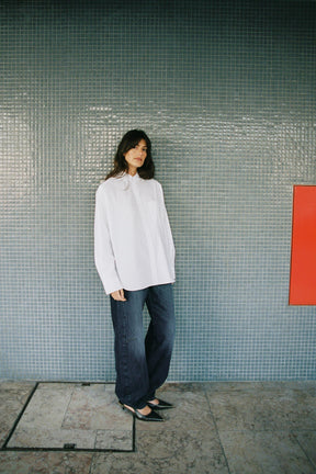 Poplin Shirt with Pocket