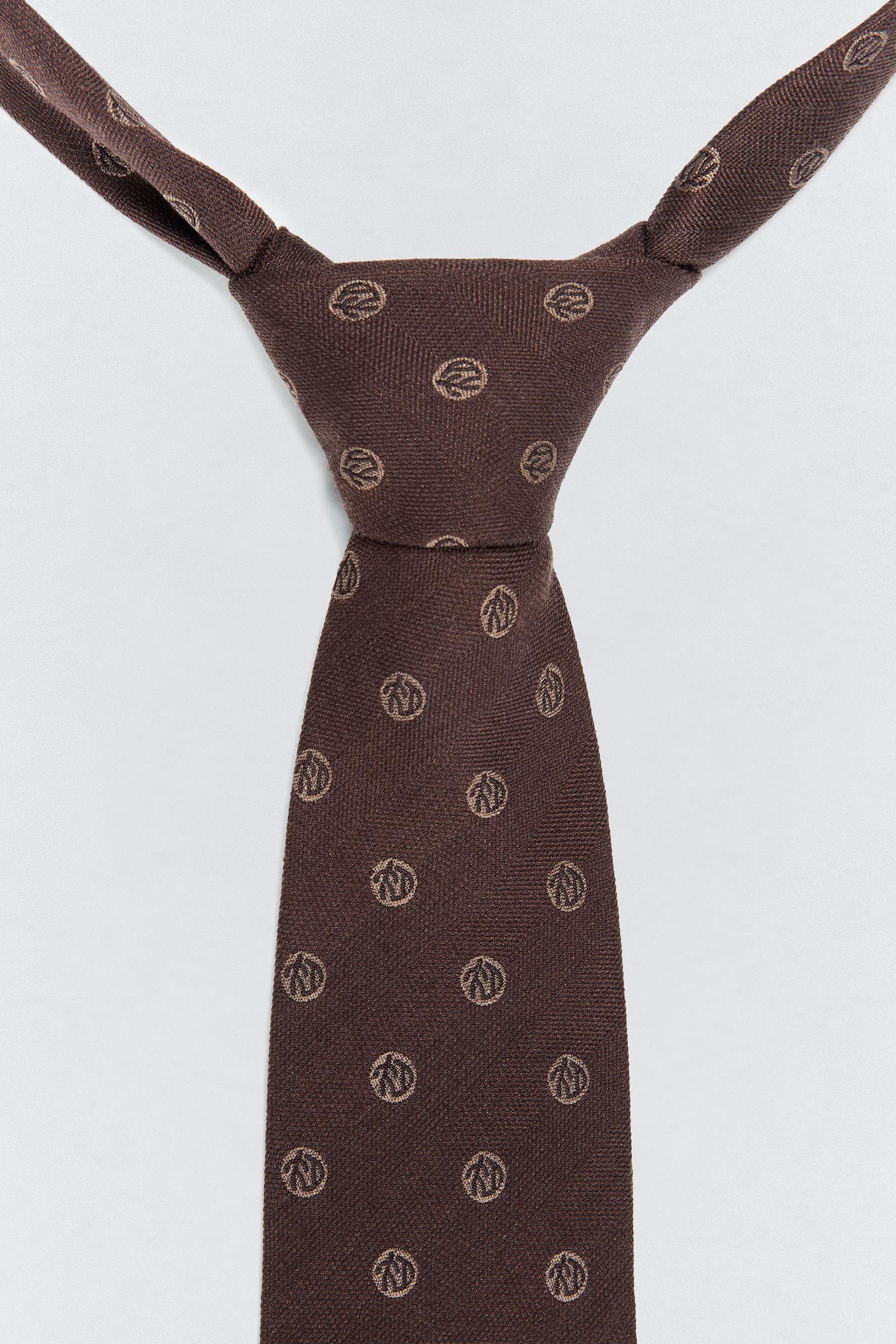 SILK - WOOL TWILL TIE SOSHIOTSUKI x - Image 4