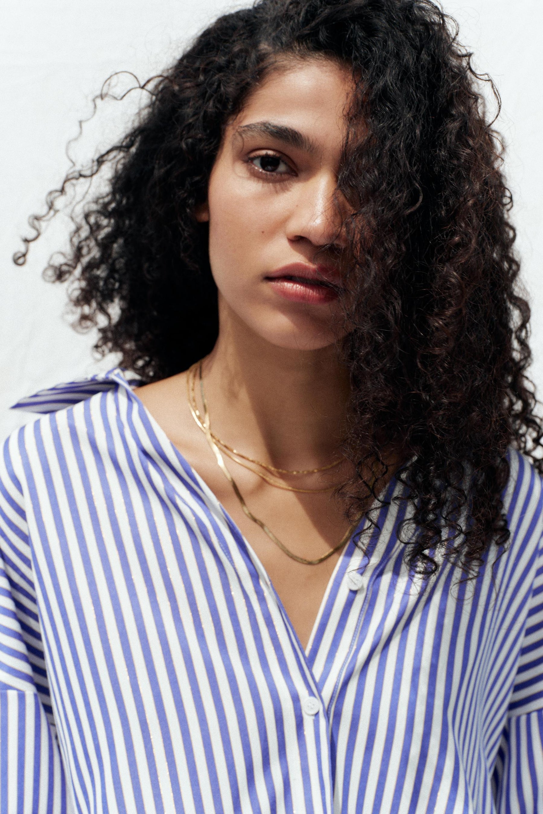 WIDE-SLEEVE POPLIN SHIRT