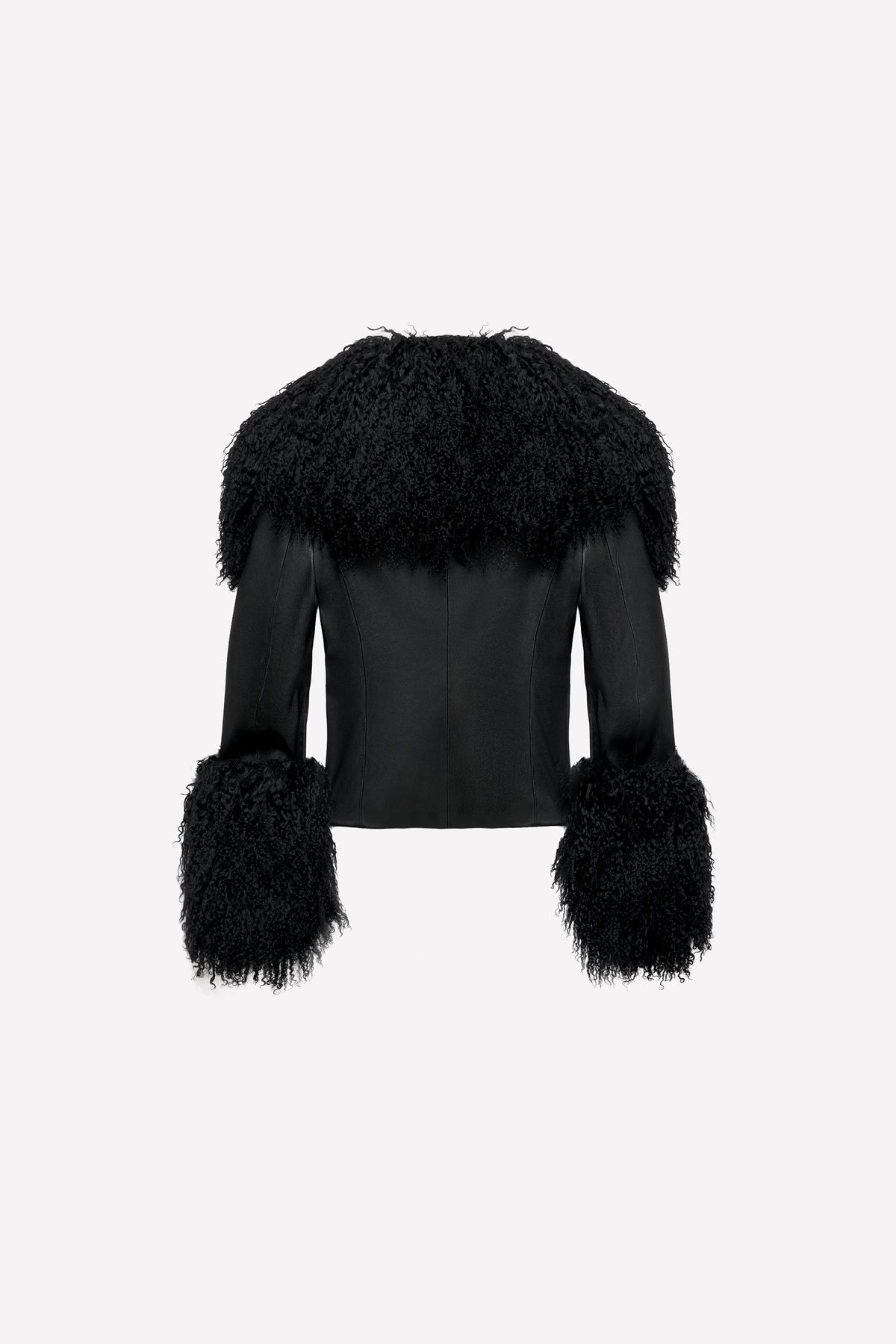 FITTED LEATHER JACKET