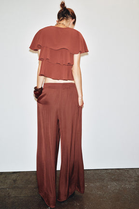 WIDE FLOWING TROUSERS