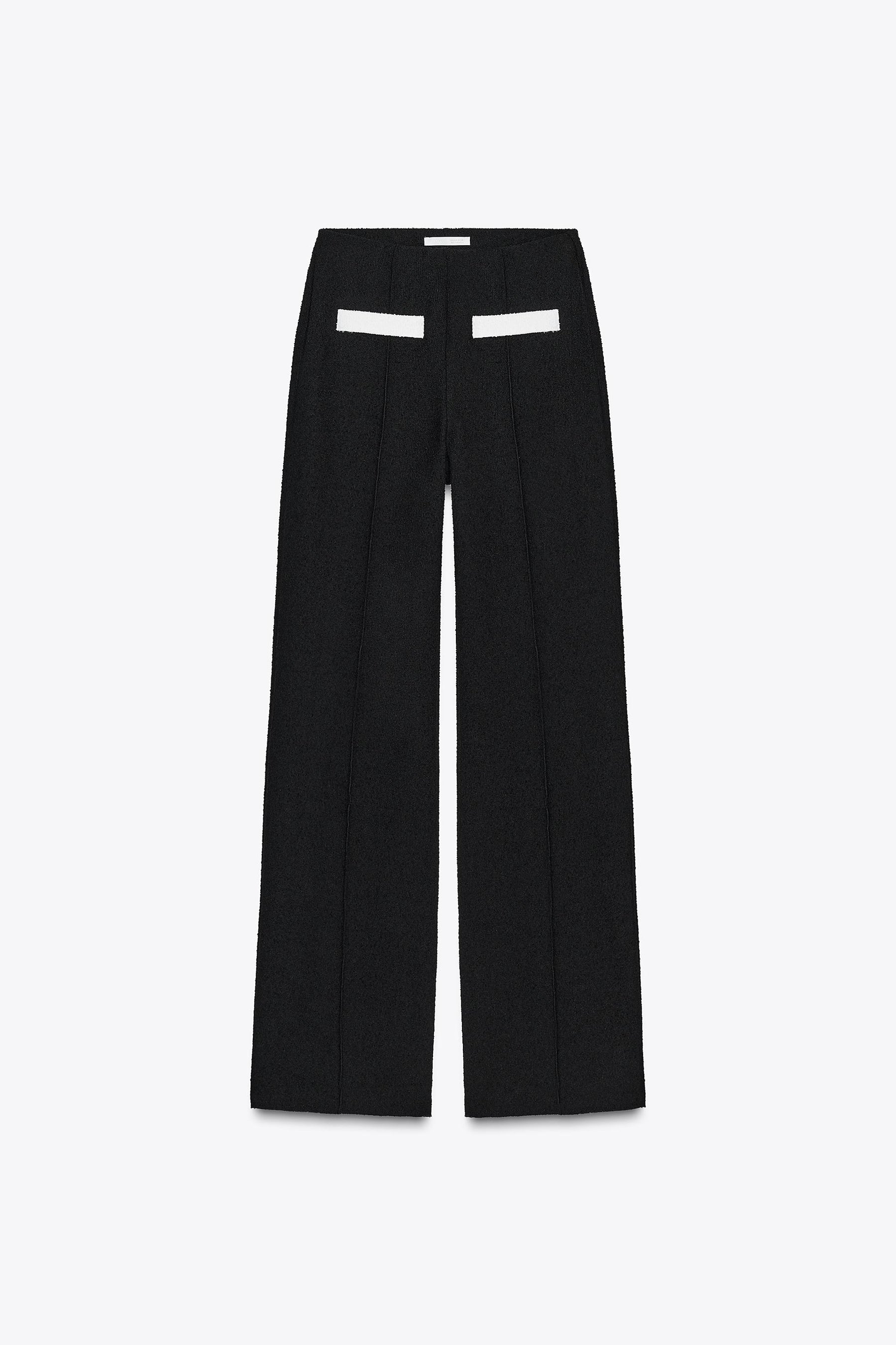 Bouclé Contrast Trousers