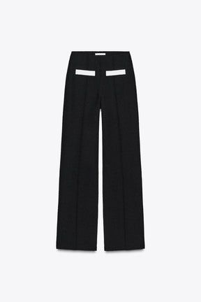 Bouclé Contrast Trousers