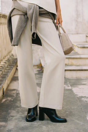 STRAIGHT-LEG TROUSERS