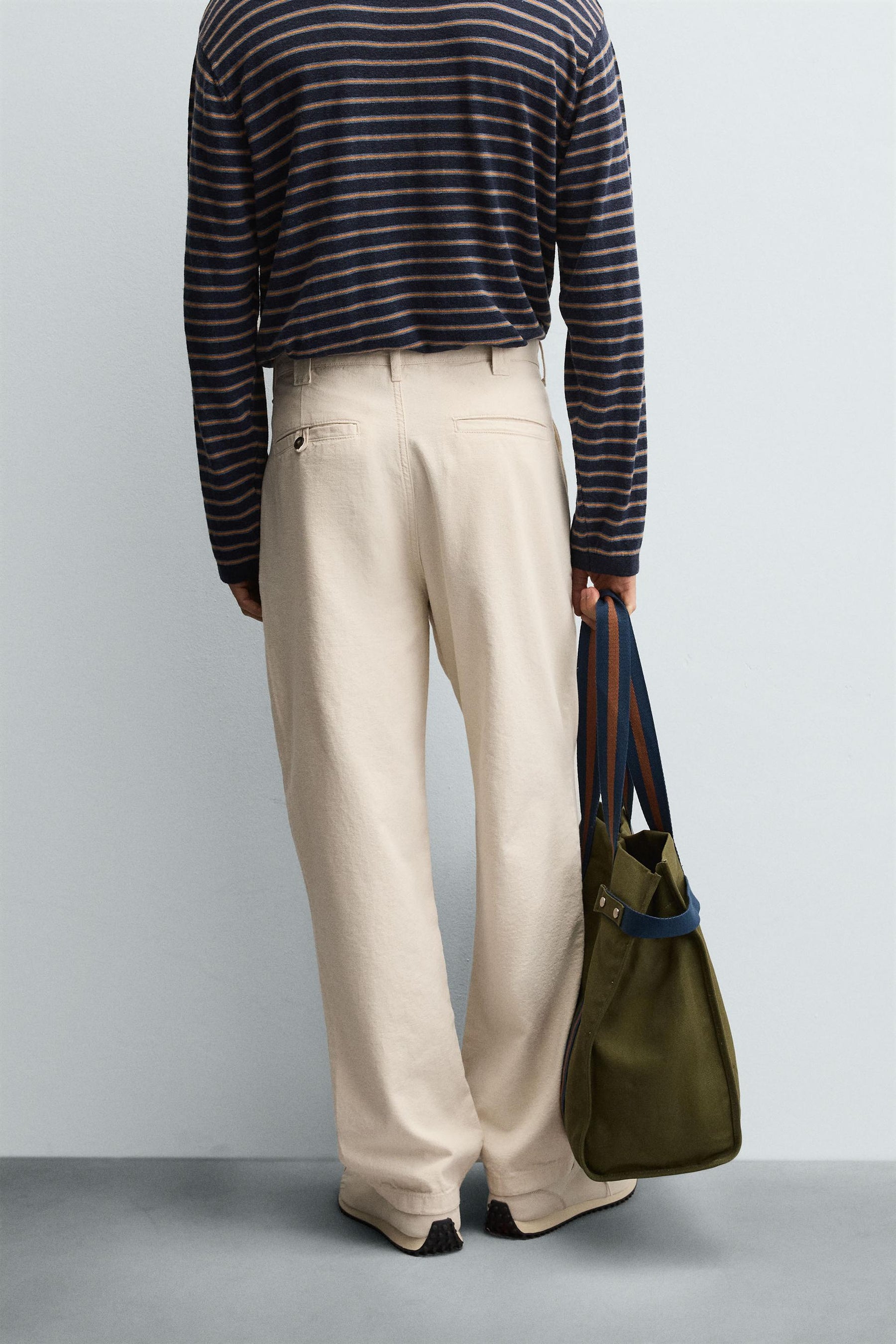 STRAIGHT-LEG CHINO TROUSERS - Image 2
