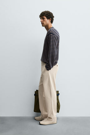 STRAIGHT-LEG CHINO TROUSERS - Image 3
