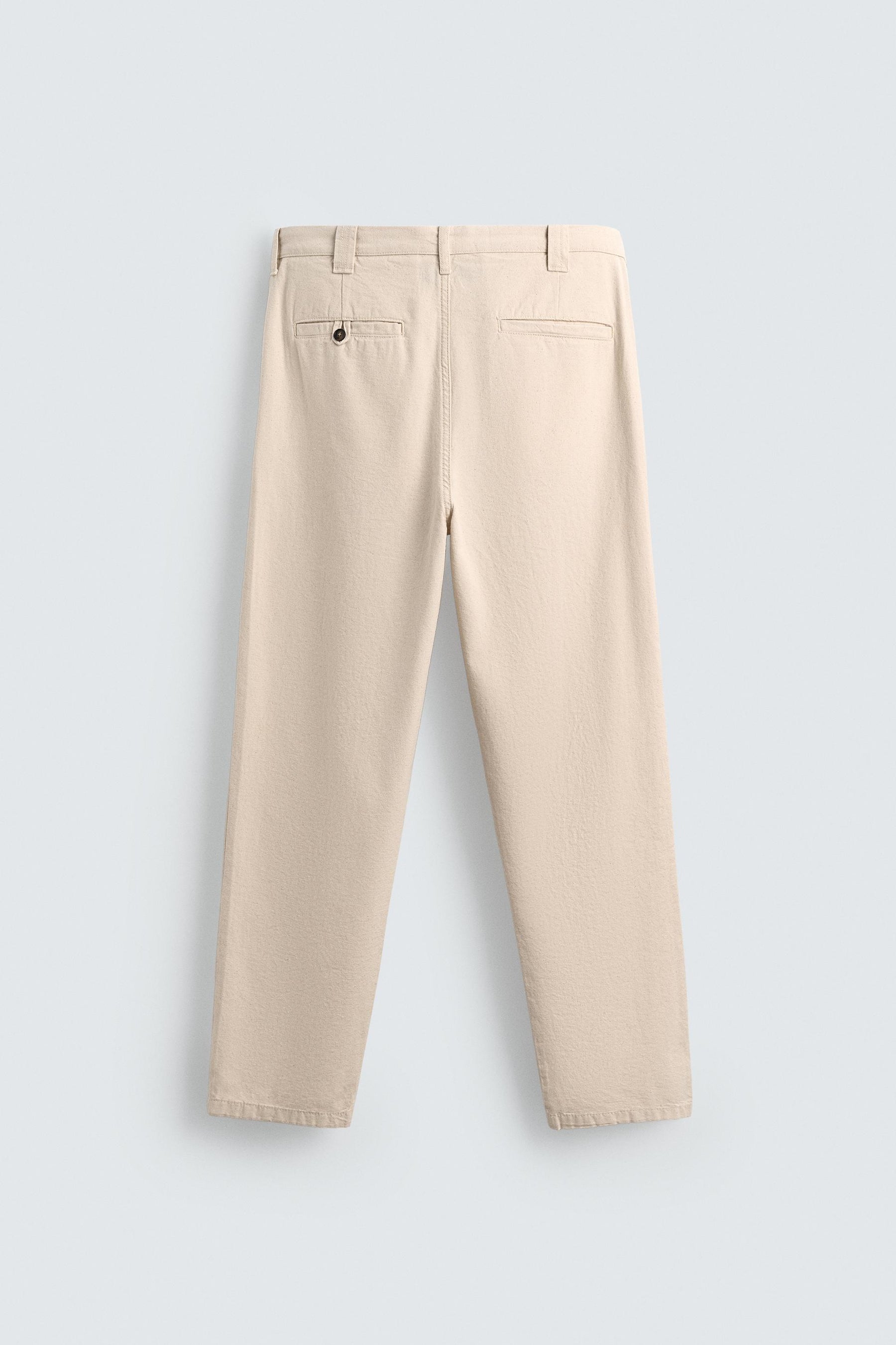 STRAIGHT-LEG CHINO TROUSERS - Image 6