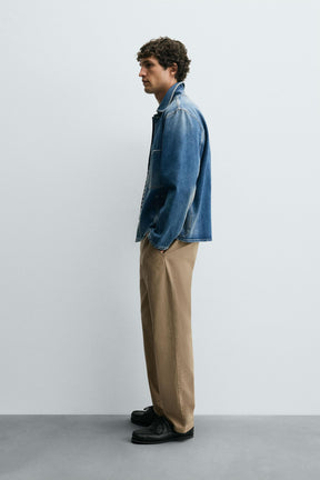 STRAIGHT-LEG CHINO TROUSERS - Image 4