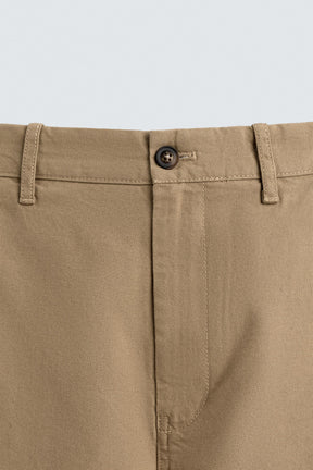 STRAIGHT-LEG CHINO TROUSERS - Image 9