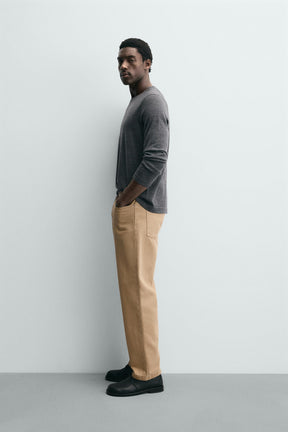 WASHED REGULAR FIT JEANS - Image 4