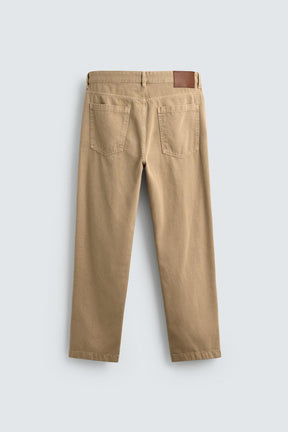 WASHED REGULAR FIT JEANS - Image 7