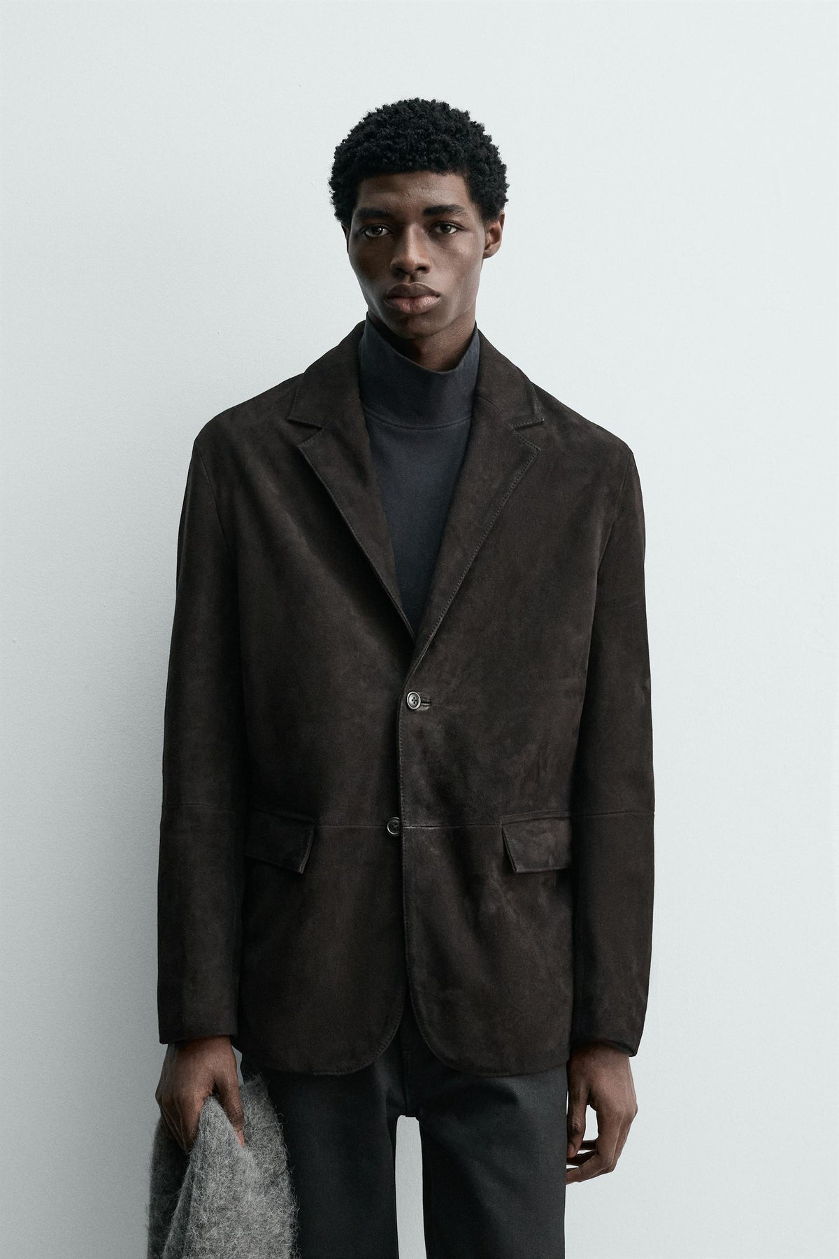 SUEDE LEATHER BLAZER - Image 2