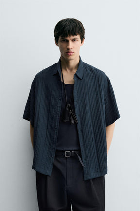 FLOWING TEXTURED SHIRT - Image 2