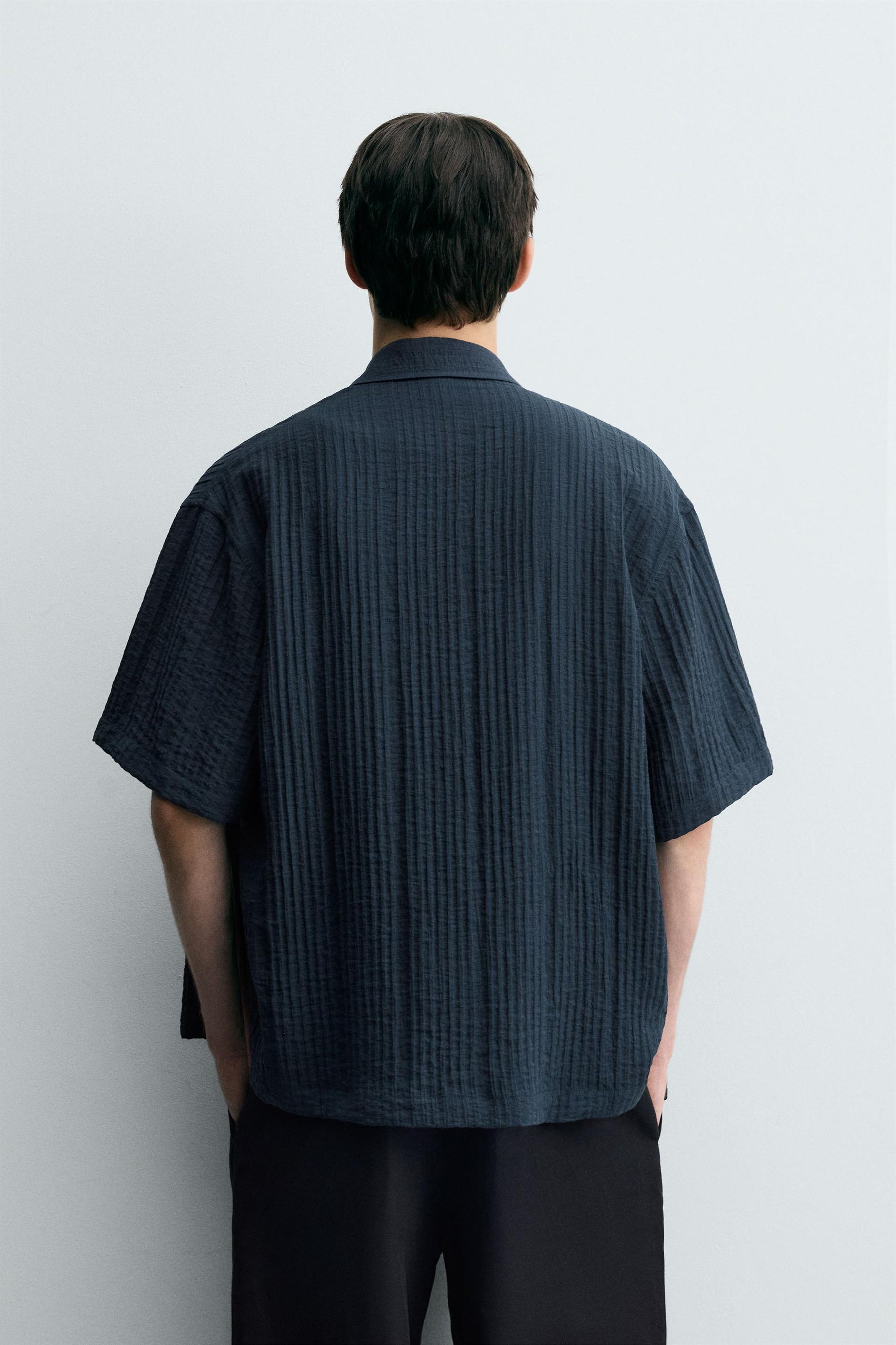 FLOWING TEXTURED SHIRT - Image 3