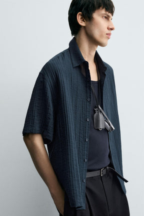 FLOWING TEXTURED SHIRT - Image 5